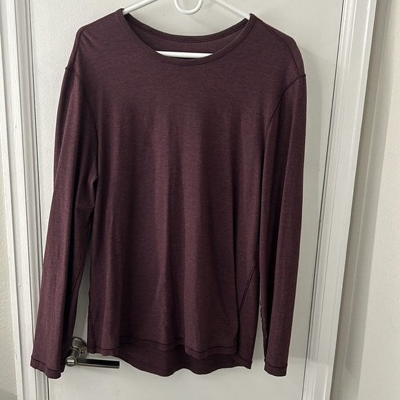 Lululemon Long Sleeve Maroon Shirt - Picture 3 of 3